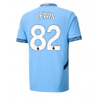 Manchester City Rico Lewis #82 Hjemmedrakt 2024-25 Kortermet